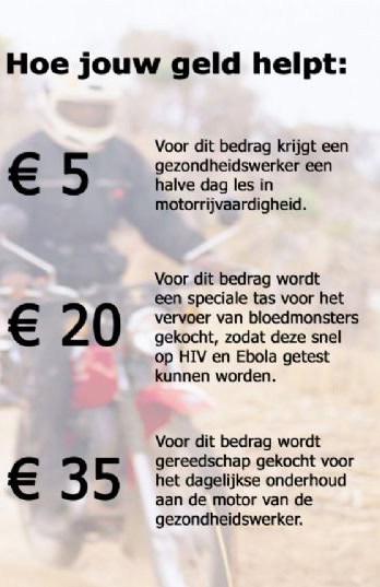 Hoe jou geld helpt